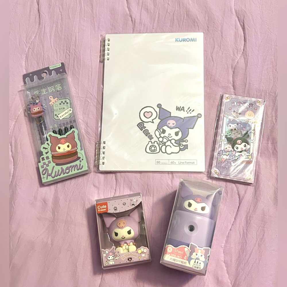 Kuromi Notebook Bundle - Picture 5 of 6